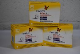 Four Abbott Freestyle Libre Sensor 2 Glucose monitoring sensors.