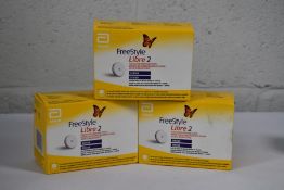 Four Abbott Freestyle Libre Sensor 2 Glucose monitoring sensors.