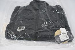 A men's as new Haglofs Spire Mimic Vest in True Black (Size S).