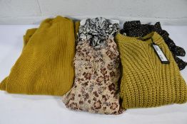 A quantity of Luisa Cerano Clothing to include Blouses, Sweaters and others (Nine Items)