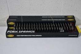 Three boxed as new K - Tech high performance FF spring 4.6N Beta, CRF250 2010 - 2013, CRF 450 2009 -