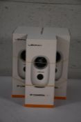 Five boxed as new Lemnoi IP cameras A3 wireless, night vision, motion sensor, indoor/outdoor usage,
