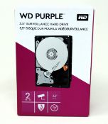 A boxed as new WD Purple 2TB 3.5