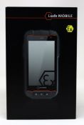 A pre-owned iSafe Mobile IS530.1 Explosion Proof Industrial Smartphone (M/N: M53A01) (FRP clear. Gra