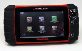 A pre-owned Snap-on Modis Ultra EEMS328 Diagnostic Scanner (Powers on, touchscreen functions, not te