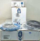 A Crestron TS-1070-B-S-T-V Tabletop Touch Screen in Black, a Crestron PWE-4803RU PoE Injector and a