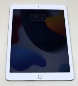 A pre-owned Apple iPad Air 2 (Wi-Fi Only) 128GB in Silver (iCloud clear. Grade C. Battery capacity 8