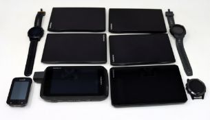 A quantity of assorted Garmin products sold for parts (Some items with physical damage or faults. Un