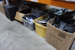 COLLECTION ONLY: A quantity of assorted pre-owned IT and electrical items (Viewing advised, sold as