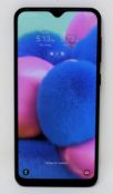 A pre-owned Samsung Galaxy A30s (SM-A307FN/DS) 64GB in Prism Black (FRP clear. Grade B) (Checkmend r
