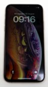 A pre-owned Apple iPhone Xs (Global/A2097) 256GB in Gold (iCloud clear. Grade C/D - Face ID fault. B