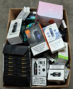 COLLECTION ONLY: A quantity of assorted as new vaping items and accessories (over 18's only).