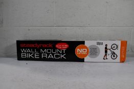 A boxed as new Steadyrack Wall mount Bike Rack SRMTB-001.