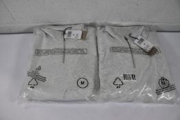 Two as new Carhart (Work In Progress) Chase Zip Neck Sweats - Ash Heather/Gold (M).