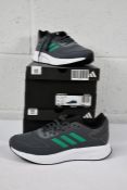 Two pairs of men's boxed as new Adidas Duramo 10 Running Shoes (UK 7.5).