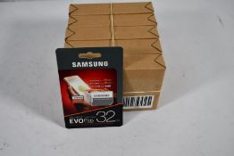 Fifty as new Samsung EVO Plus 32GB 95MBs Micro SDHC Memory Cards (Packaging sealed) (EAN: 8806088676
