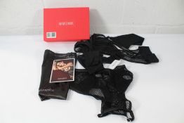 A women's as new Mariemur Michelle Crotchless Bodysuit (S).