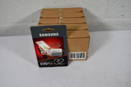 Fifty as new Samsung EVO Plus 32GB 95MBs Micro SDHC Memory Cards (Packaging sealed) (EAN: 8806088676