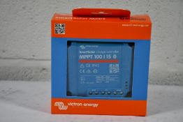 A boxed as new Victron Energy SmartSolar MPPT 100/15 Solar Charge Controller.