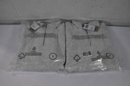 Two as new Carhart (Work In Progress) Chase Zip Neck Sweats - Ash Heather/Gold (L).