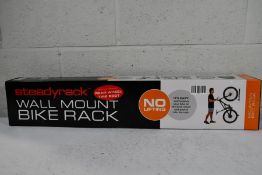 A boxed as new Steadyrack Wall mount Bike Rack SRMTB-001.