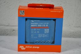 A boxed as new Victron Energy SmartSolar MPPT 100/15 Solar Charge Controller.