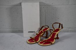 A boxed as new pair of Jacquemus Pralu Les Sandales in Light Brown, Size 36.