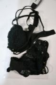An as new Andres Sarda Nadia Push-Up Bra in Deep Forest, Size UK 32 and an as new Andres Sarda Nadia