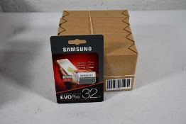 Fifty as new Samsung EVO Plus 32GB 95MBs Micro SDHC Memory Cards (Packaging sealed) (EAN: 8806088676