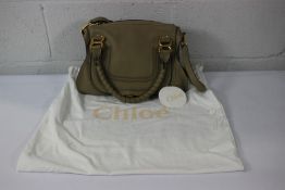 An as new Chloe Marcie Small Double Carry Bag 38L in Pottery Green.