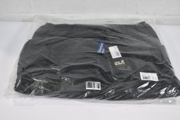 An as new Jack Wolfskin Helium Puffer Jacket in Black, Size XL.