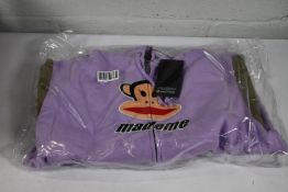 An as new MadeMe Paul Frank Women’s Full Zip Hoodie - Lilac (M).