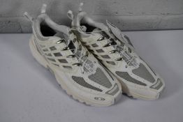 A pair of as new Salomon ACS Pro Trainers in White, Size 10.5, No Box.