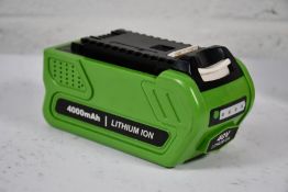 An as new Green Cell 4000 mAh lithium battery.