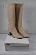 A pair of women's boxed as new Equitare Gracie Boots - Napa Soft Cream (EU 39).