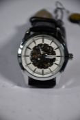 An as new Martyn Line Limited Edition Automatic Watch COD.59 PT/549.00.