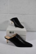 A pair of boxed as new Nanushka Vilma heeled shoes in black (EU 40)
