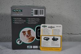 An as new PetSafe Spray Bark Collar and a 3-Pack of Refill sprays.