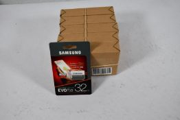 Fifty as new Samsung EVO Plus 32GB 95MBs Micro SDHC Memory Cards (Packaging sealed) (EAN: 8806088676
