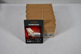 Fifty as new Samsung EVO Plus 32GB 95MBs Micro SDHC Memory Cards (Packaging sealed) (EAN: 8806088676