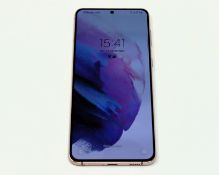 A pre-owned Samsung Galaxy S21 Plus 5G (SM-G996B/DS) 128GB Phantom Violet (Google account clear. Gra