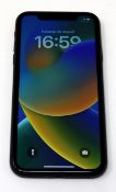 A pre-owned Apple iPhone 11 (US/Canada/A2111) 64GB in Black (iCloud clear. Grade C) (Checkmend repor