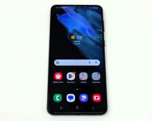 A pre-owned Samsung Galaxy S21 Plus 5G (SM-G996B/DS) 128GB Phantom Black (Google account clear. Grad