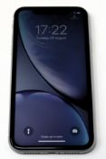 A pre-owned Apple iPhone XR (Global/A2105) 64GB in White (iCloud clear. Grade C) (Checkmend report I