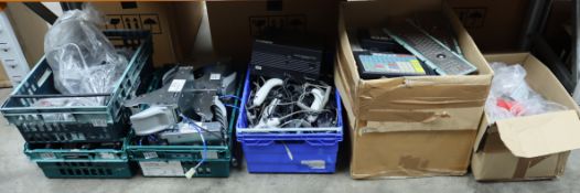 A quantity of new and pre-owned electrical items and accessories.