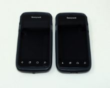 Two pre-owned Honeywell CT60 Mobile Computer/Barcode Scanners (P/N: CT60-L1N-BRC210E) (No batteries