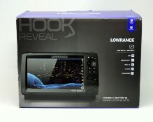 A boxed as new Lowrance Hook Reveal 9 TripleShot Fishfinder/Chartplotter With US Coast/ROW Maps (Tra