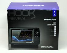 A boxed as new Lowrance Hook Reveal 7 TripleShot Fishfinder/Chartplotter With US Coast/ROW Maps (Tra