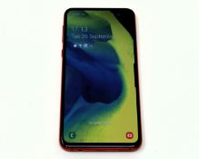A pre-owned Samsung Galaxy S10e (SM-G970F) 128GB in Cardinal Red (Google account clear. Grade B) (Ch