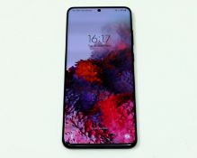 A pre-owned Samsung Galaxy S20 Plus 5G (SM-G986B/DS) 128GB Cosmic Black (Google account clear. Grade